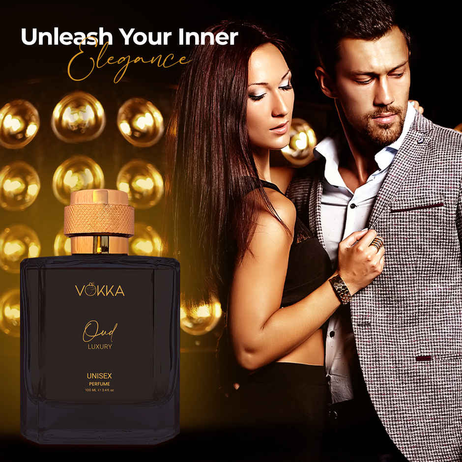 Vokka Oud Aqua Unisex Luxury Long Lasting EDP Aqua Woody Musky