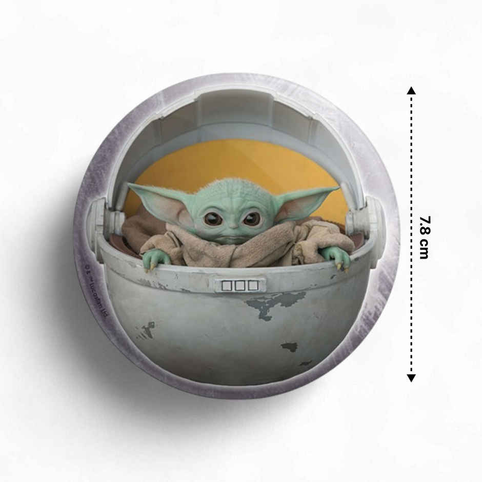 House Of Festivals Baby Yoda - Star Wars Official Badge