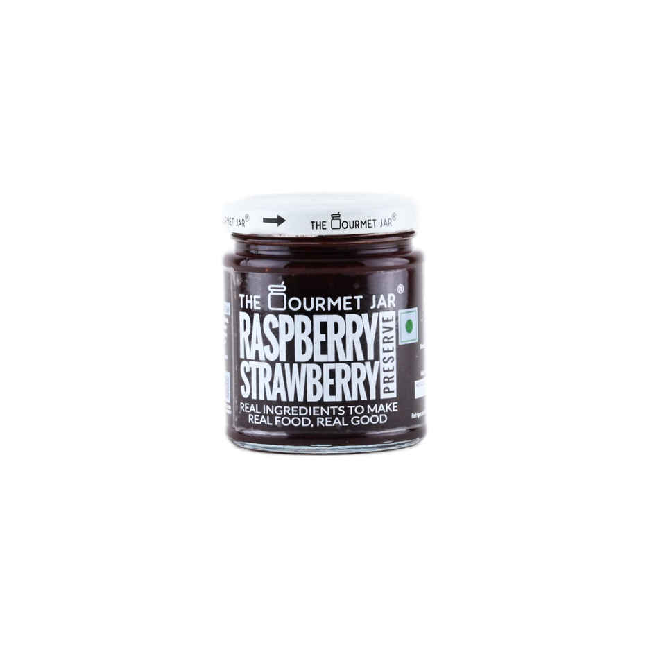 The Gourmet Jar Raspberry Strawberry Preserve Combo 