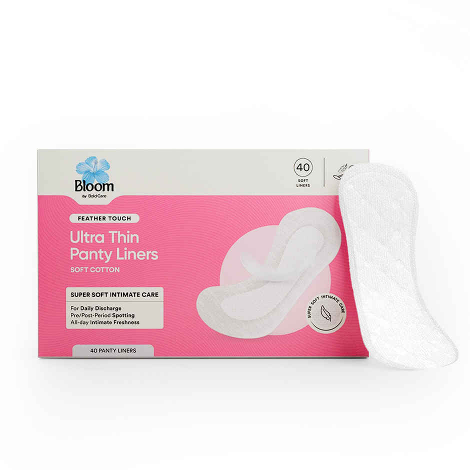 Bloom By Bold Care Panty Liners | Anti-Bacterial Daily Protection & Discharge
