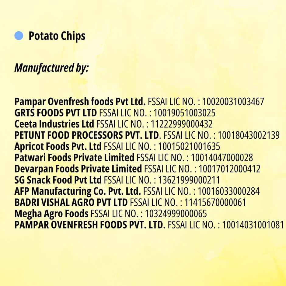 Too Yumm Indian Masala Potato Chips, 40% Less Saturated Fats, No Palm Oil Healthy Spicy Chips