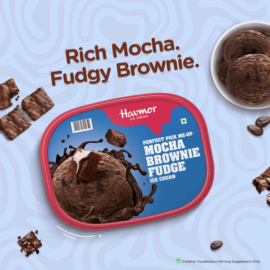 Havmor Mocha Brownie Fudge Ice Cream Tub