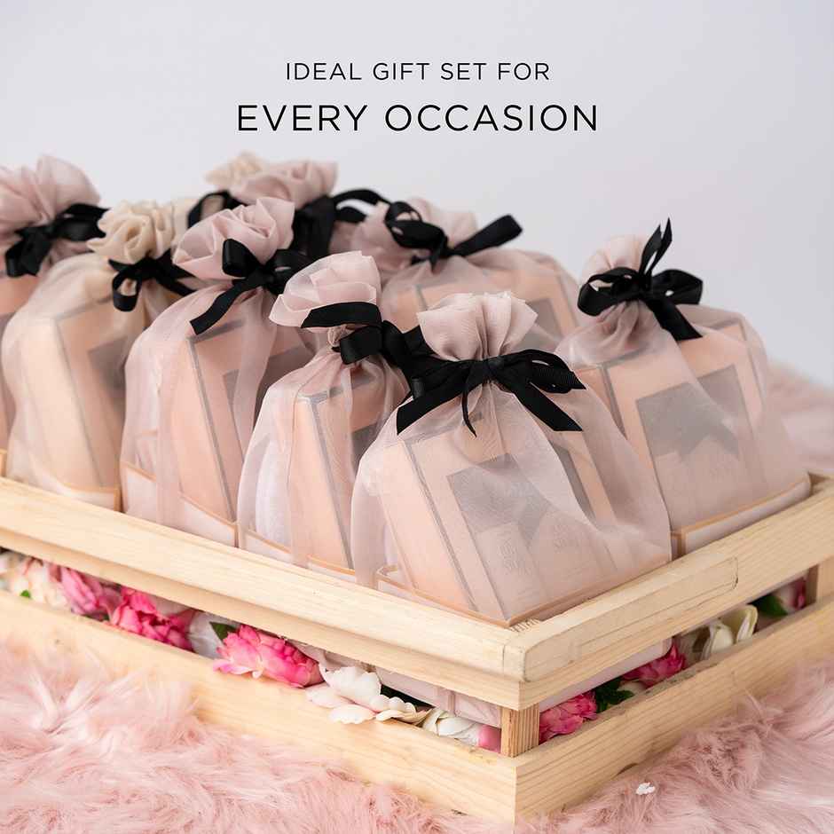 Kimirica Nothing But Love Potli Set | Bath Duo in Reusable Potli | Cute Gift for Her