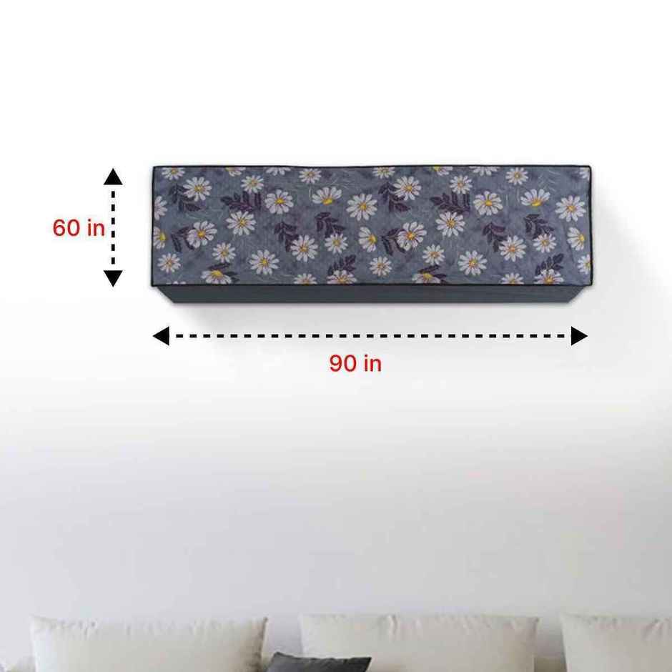 Dream Care Waterproof Printed AC Cover for Split AC 1.5 Ton Indoor Unit | All Weather Cover