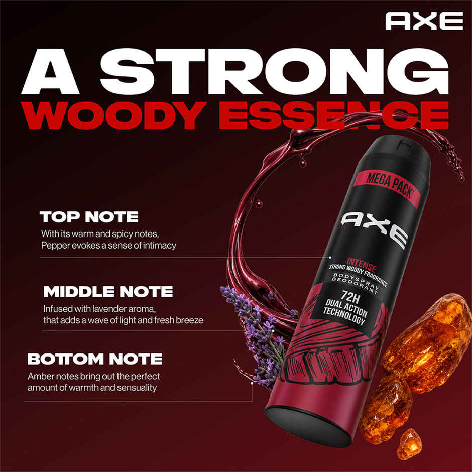 Axe Intense Deo | For Men | Long Lasting Deodrant Spray