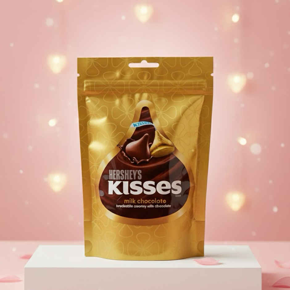 Hershey'S Kisses Milk Chocolate Share Bag(108gms) & Villain Hydra Perfume 100 Ml - Eau De Parfum - Premium Long Lasting Fragrance Spray - Aquatic(100ml) Combo
