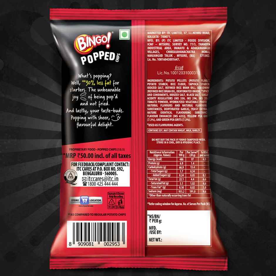 Bingo! Popped Chips Indian Spice Mix Combo 
