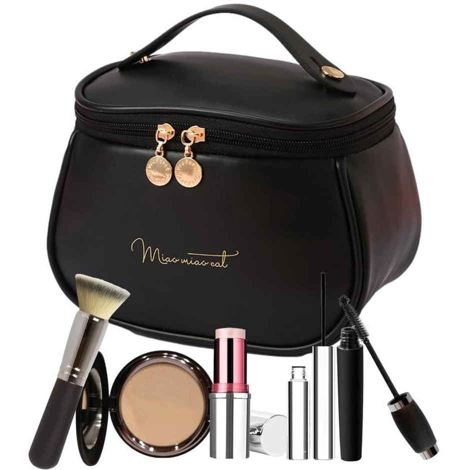 Zedak Luxury Makeup Storage Travel Bag | Black