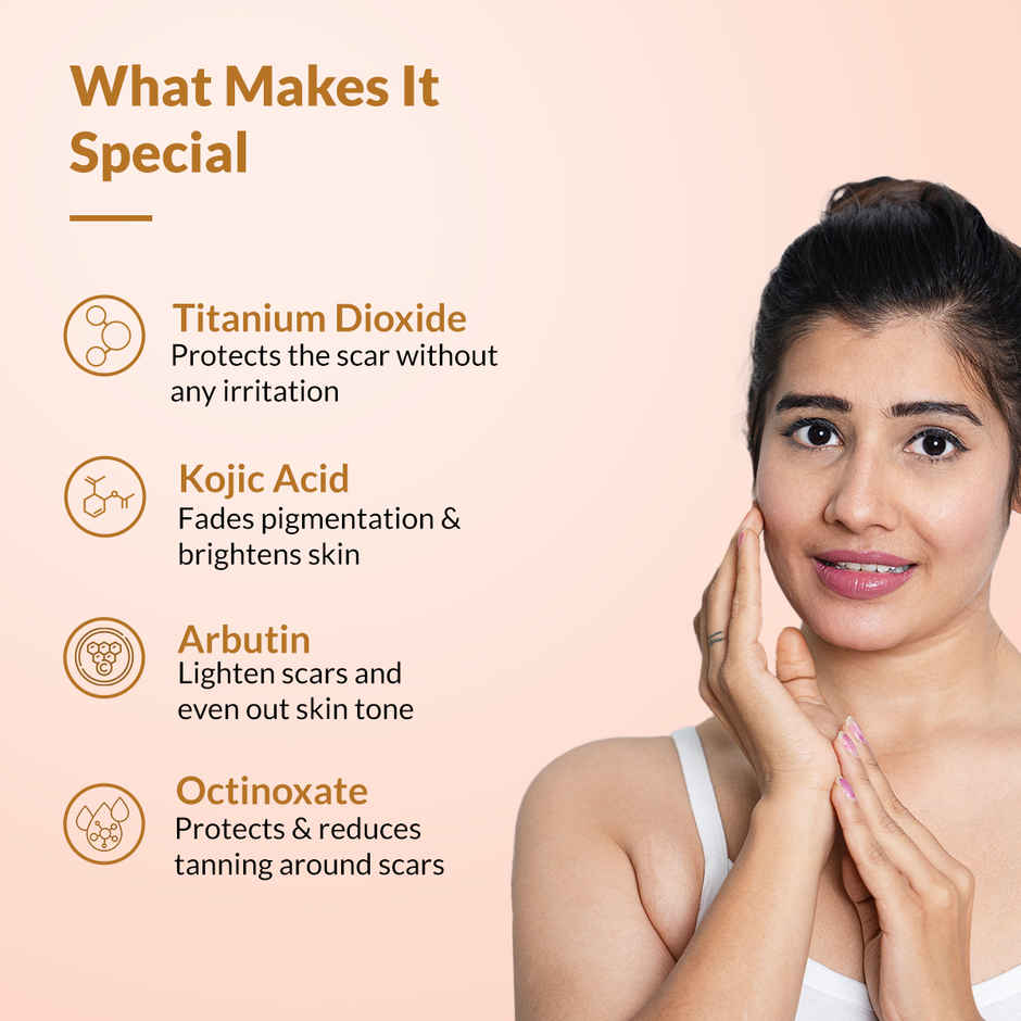 Fixderma Skarfix-Plus Cream with Kojic Acid for Hyperpigmentation, Melasma & Acne Scars