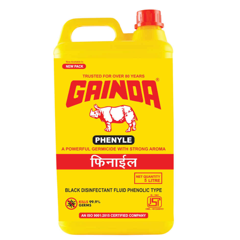 Gainda Black Phenyle Surface Disinfectant, Floor Cleaner Kills 99.9% Germs