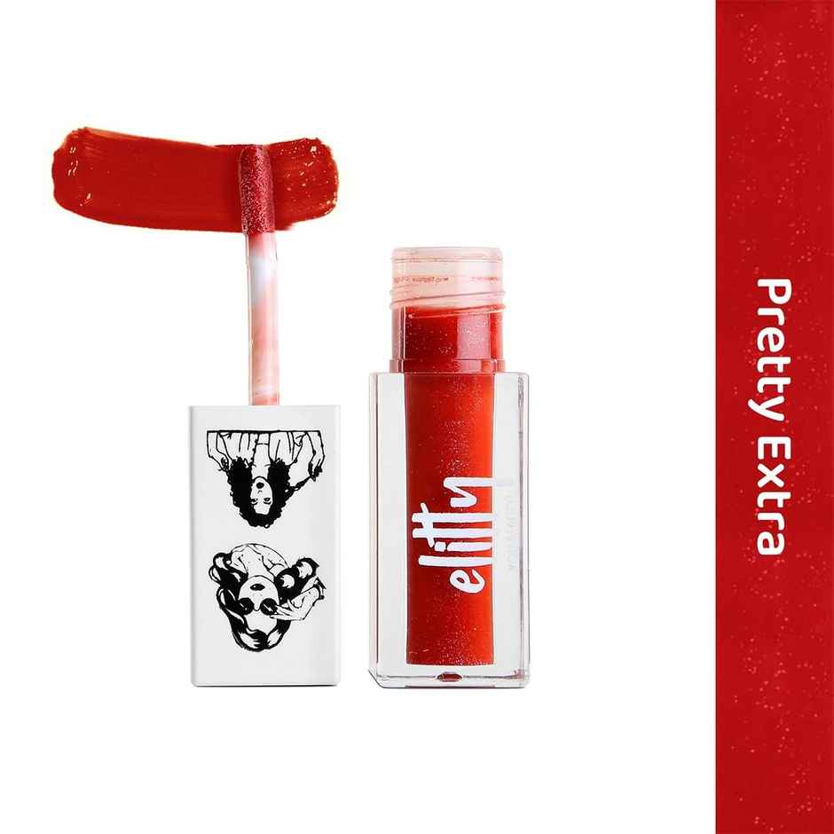 Elitty Red Lip Gloss For High Shine (Pretty Extra)