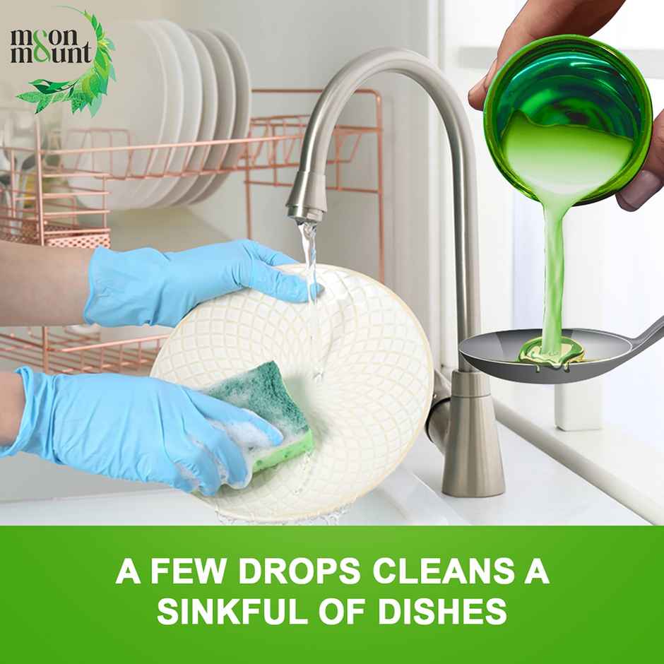 Moon&Mount Green Apple Dishwash Liquid Gel