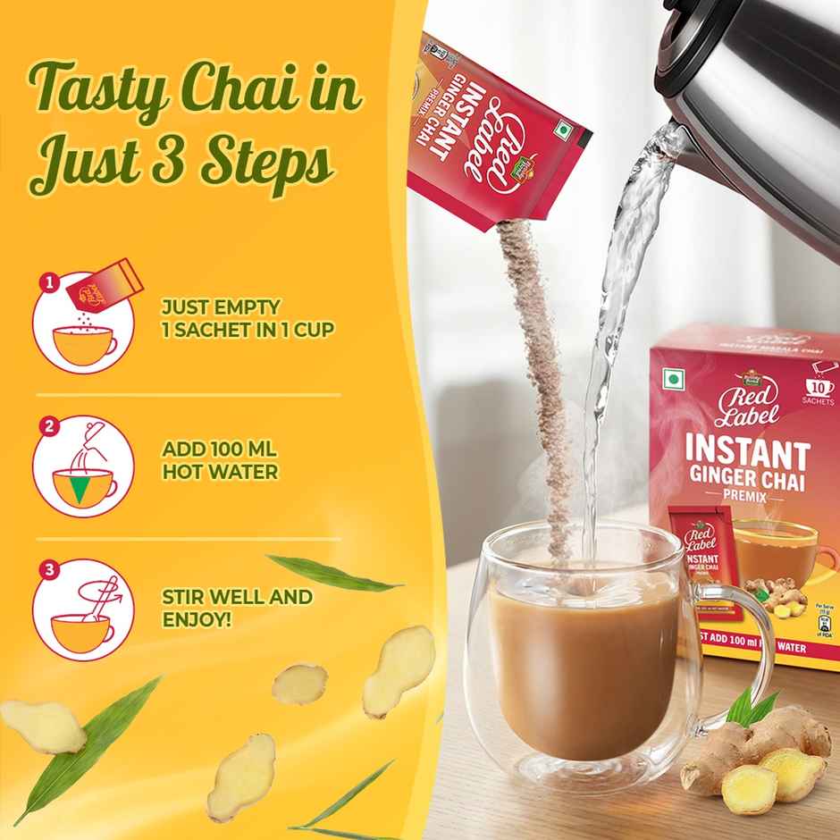 Red Label Instant Ginger Chai Premix