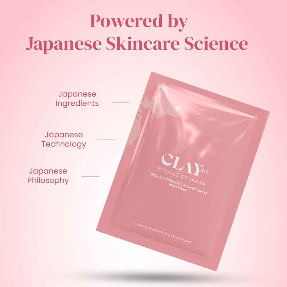 Clayco Rice & Ceramide Collagen Sheet Mask with PDRN