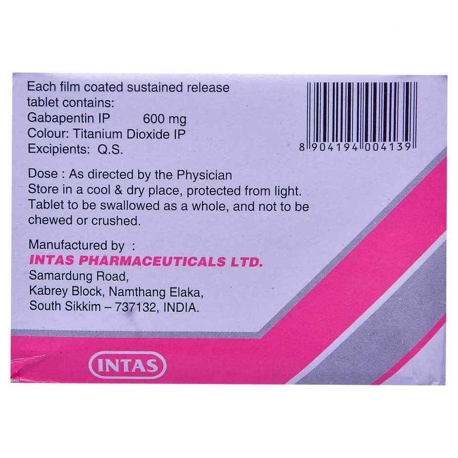 Gabapin SR 600 Tablet