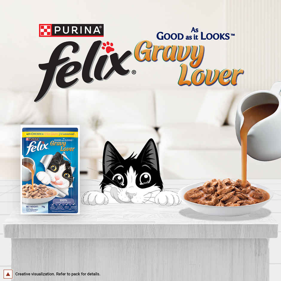 Purina Felix Gravy Lover, Meaty Chicken Chunks