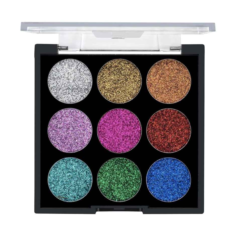 MARS Cosmetics Bling It On Glitter Eyeshadow Palette Shimmery Finish - 01
