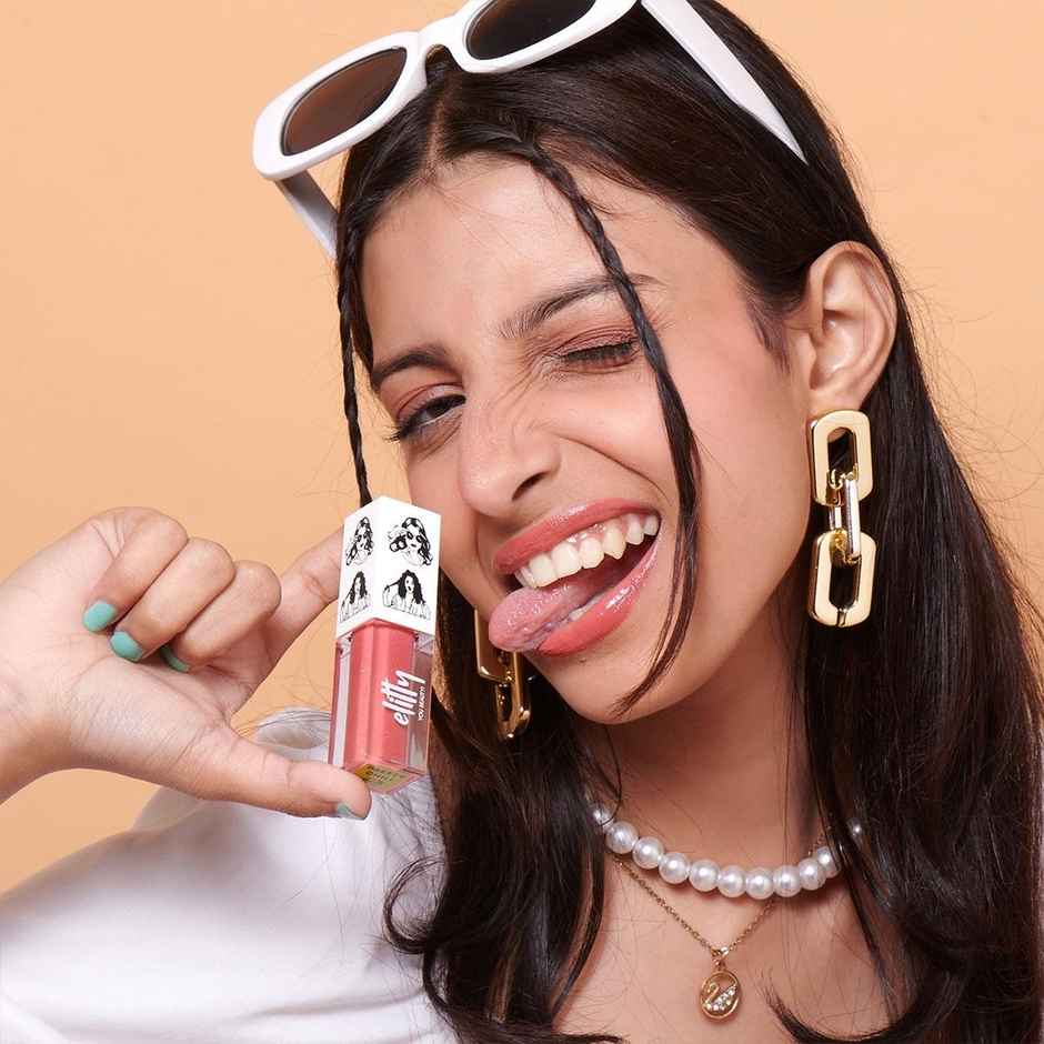 Elitty Pink Lip Gloss For High Shine (Pretty Chill)