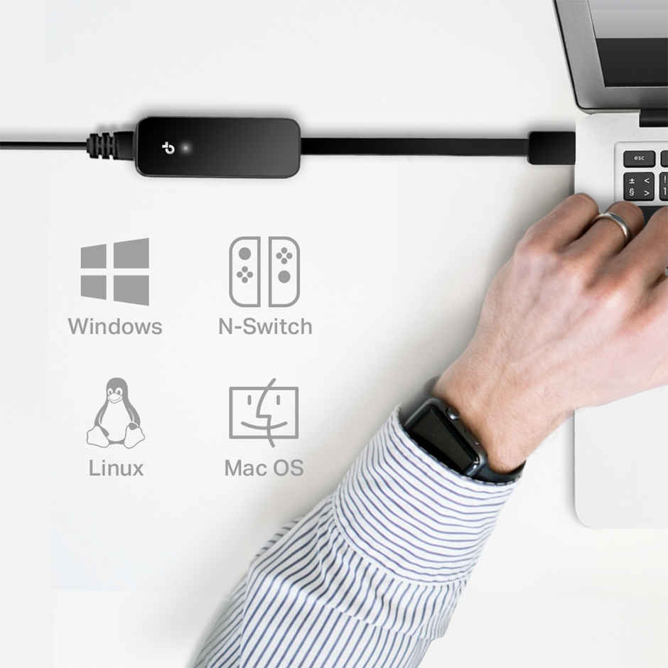 TP-Link UE306 RJ45 USB 3.0 to Gigabit Ethernet Network Adapter, Plug and Play