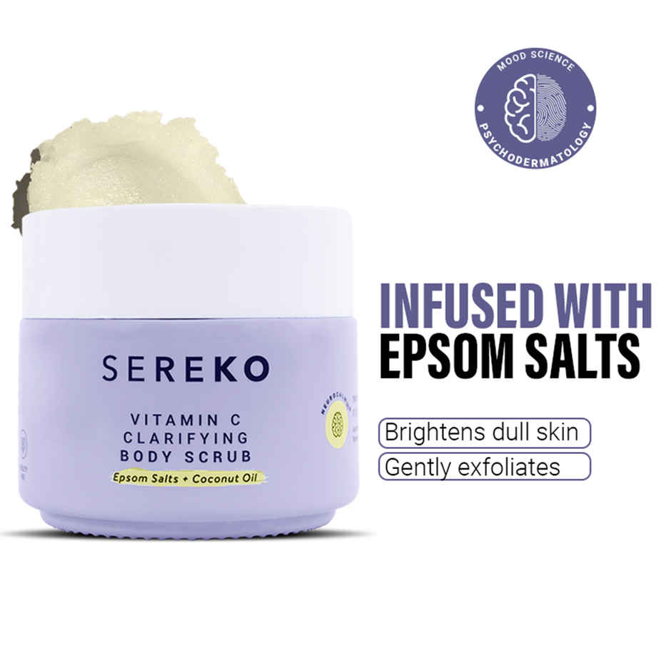 SEREKO Clarifying Body Scrub With Vitamin C & Epsom Salts Scrub