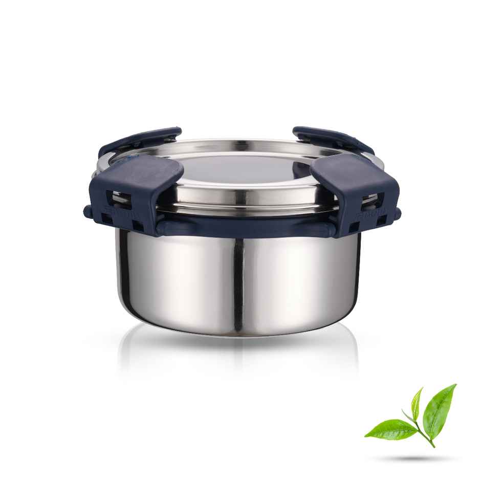 Jensons Stainless Steel Airtight Quade Container 350 ml | Leak Lock Storage Box