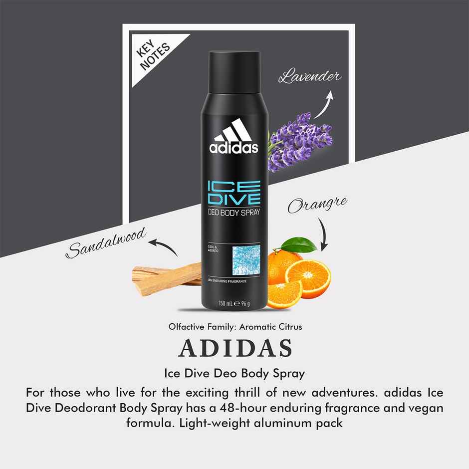 Adidas Ice Deo Body Spray | Long-Lasting Freshness
