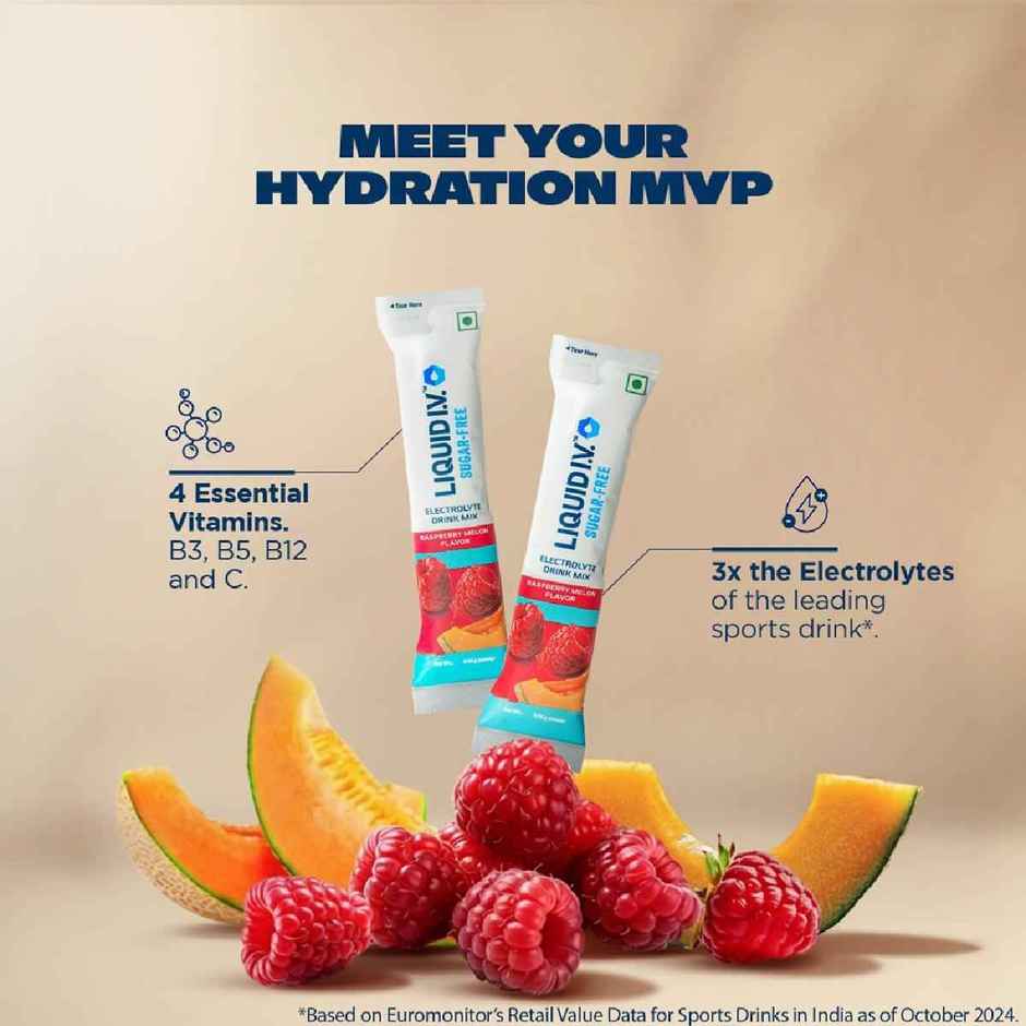 Liquid I.V. Sugar Free - Raspberry Melon