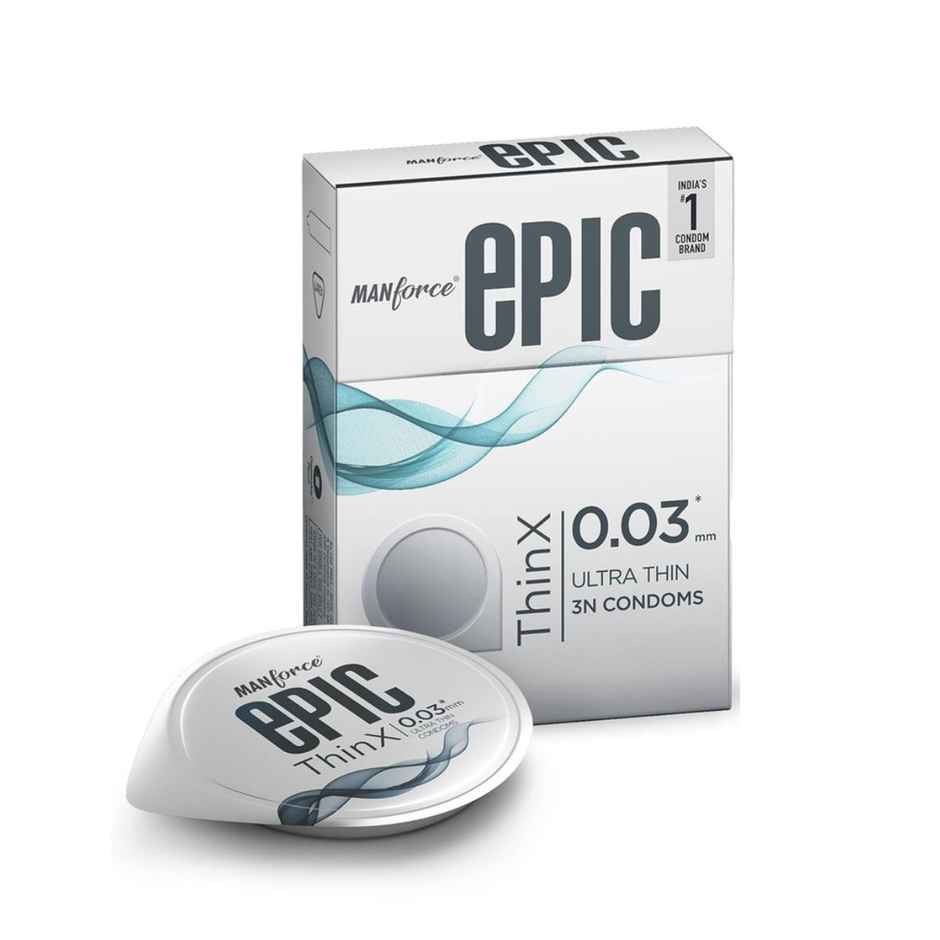 Manforce Epic Thinx Ultra Thin Condoms | Lightweight & Comfortable