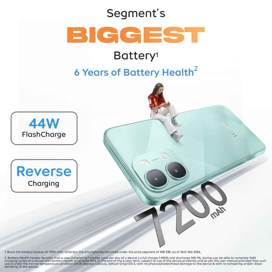 iQOO Z11x 5G | 6GB RAM, 128GB Storage | Prismatic Green