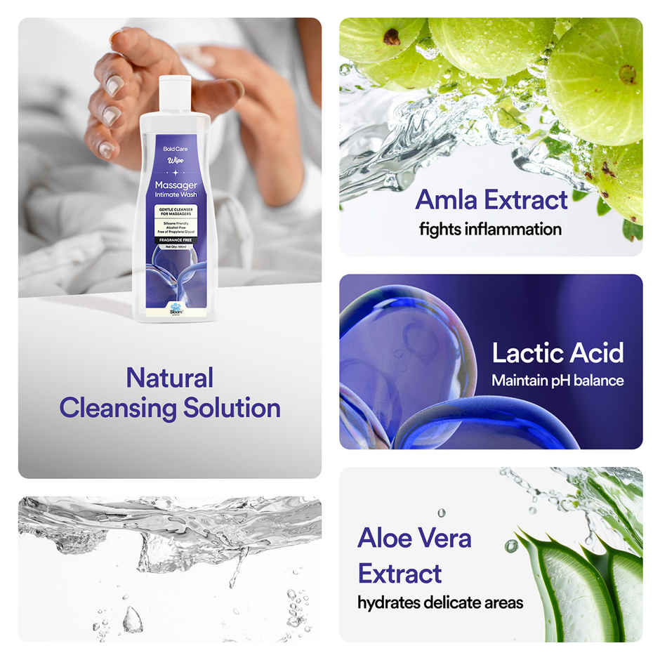 Bold Care Silicone-friendly - Anti-bacterial Massager Wash | Alcohol free