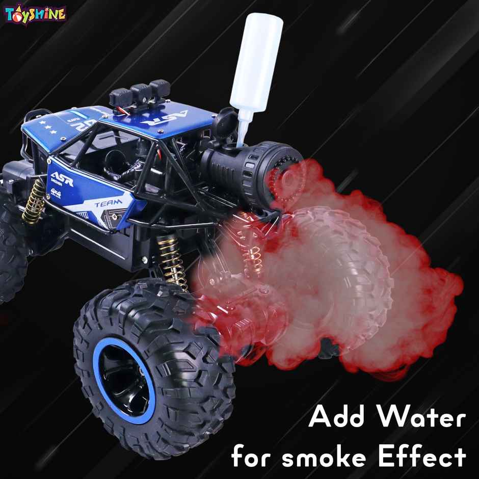 Toyshine 1:16 Scale 2.4Ghz Rechargeable Remote Control 4Wd Alloy Off Road Rock Crawler | Blue