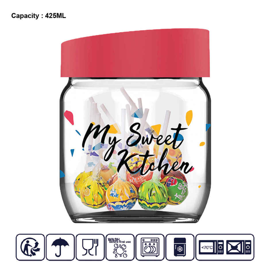 BAY6 Imported Glass Jar Set - 425 ml - (2pc)