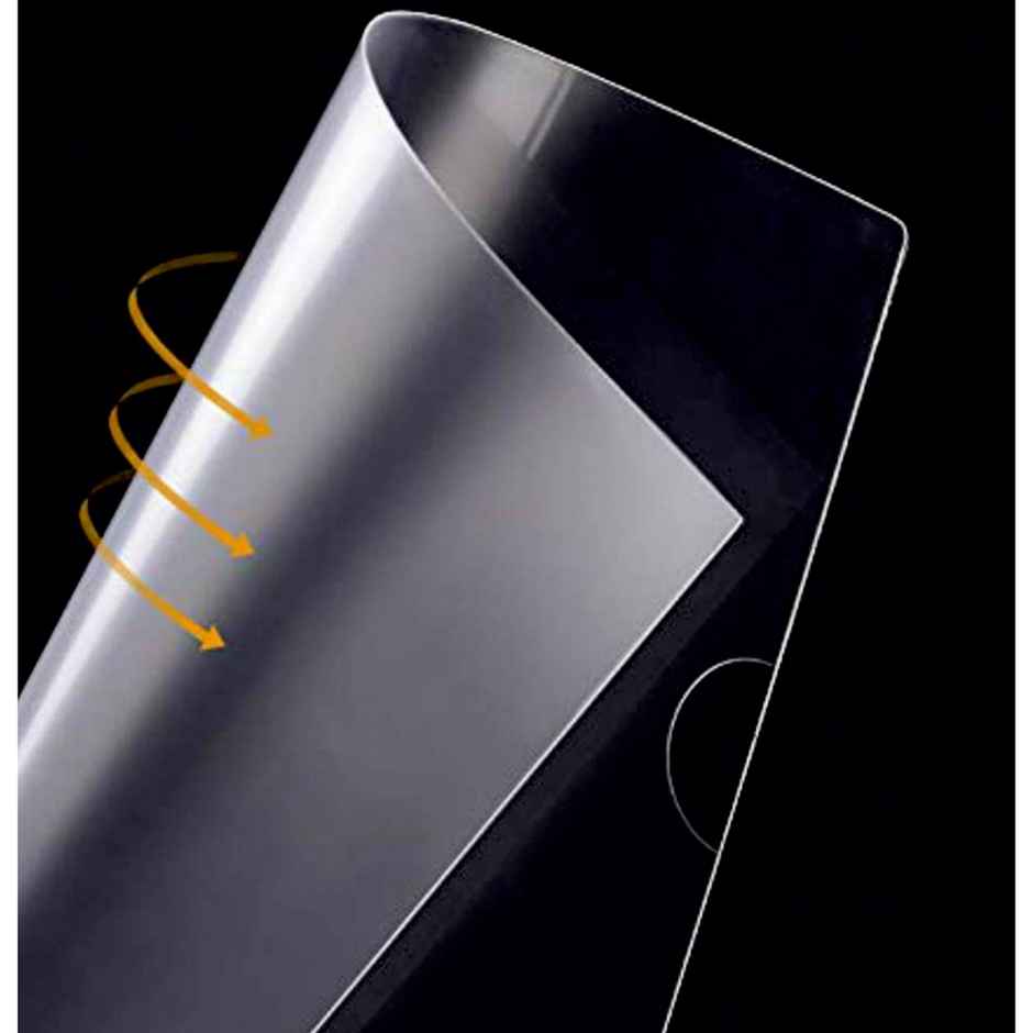 Saya A4 L-Shape Folder File | 120 Micron Transparent Document Holder | Pack of 20