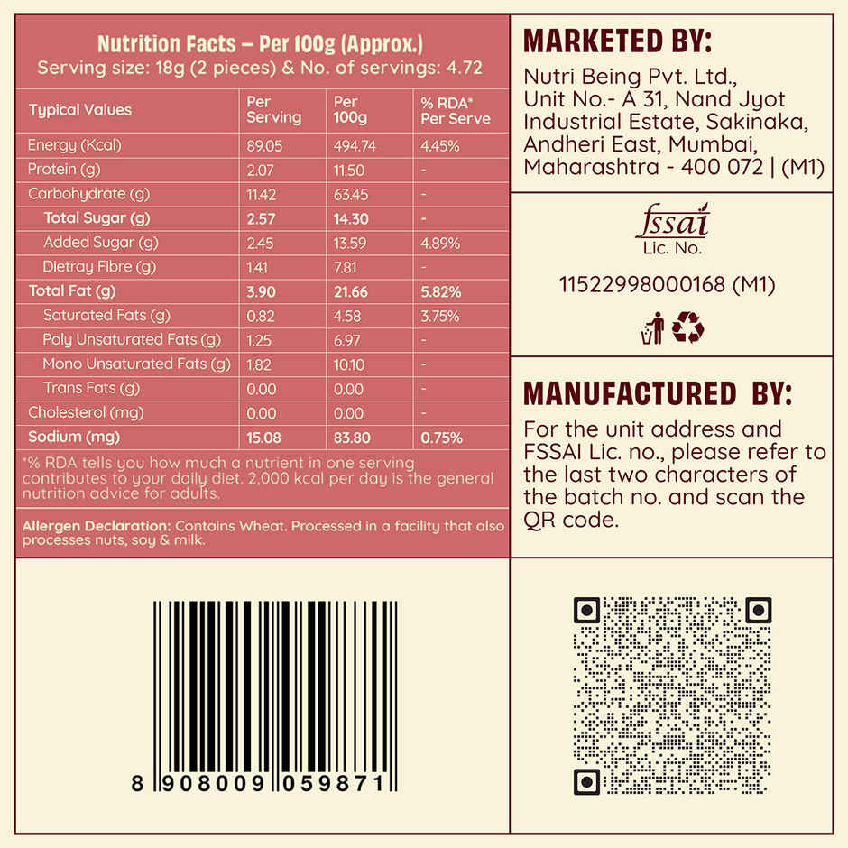 Zero Maida Digestive Biscuits- Multigrain & Seeds Combo