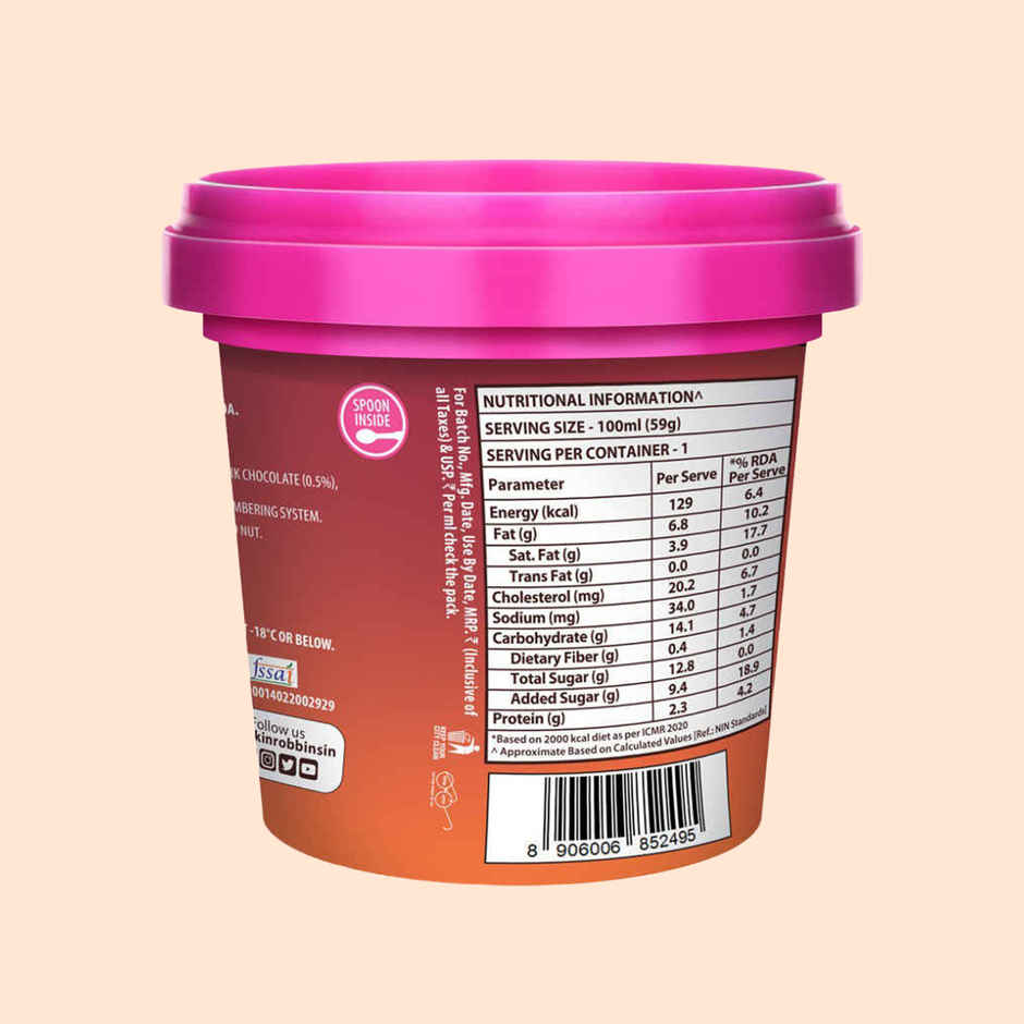 Baskin Robbins Dutch Chocolate Ice Cream Cup