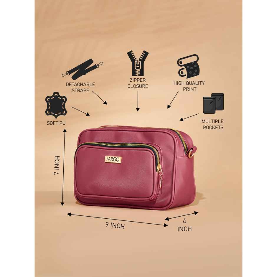 Fargo Women's Premium Sling Bag | Maroon