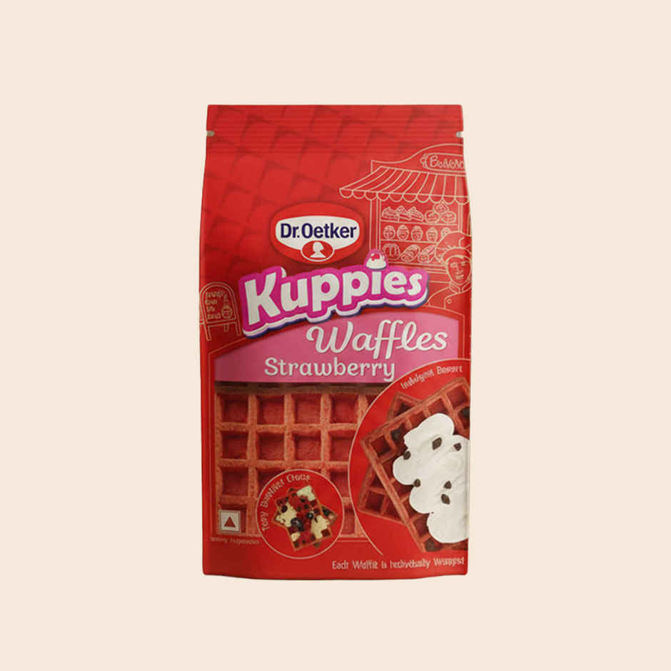 Dr. Oetker Kuppies Strawberry Waffle