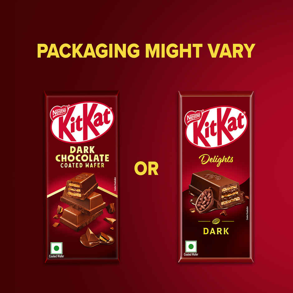 Nestle KitKat Delights Dark Chocolate Coated Wafer Bar