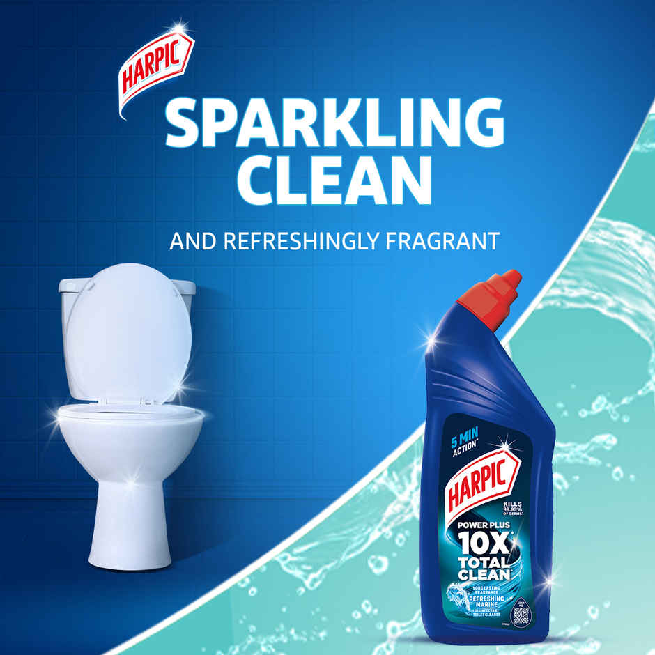 Harpic Toilet Cleaner Liquid | Marine