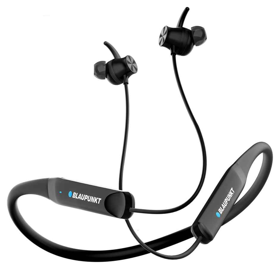 Blaupunkt Be120 Touch Wireless Neckband With Multi-Touch Control,40H Playtime (Black, In The Ear)