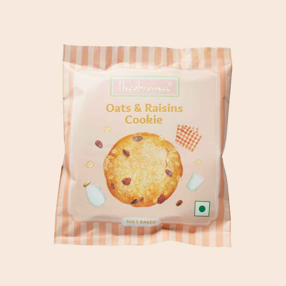 Theobroma Big Cookie Oats & Raisins Cookie | No Palm Oil | No Preservatives