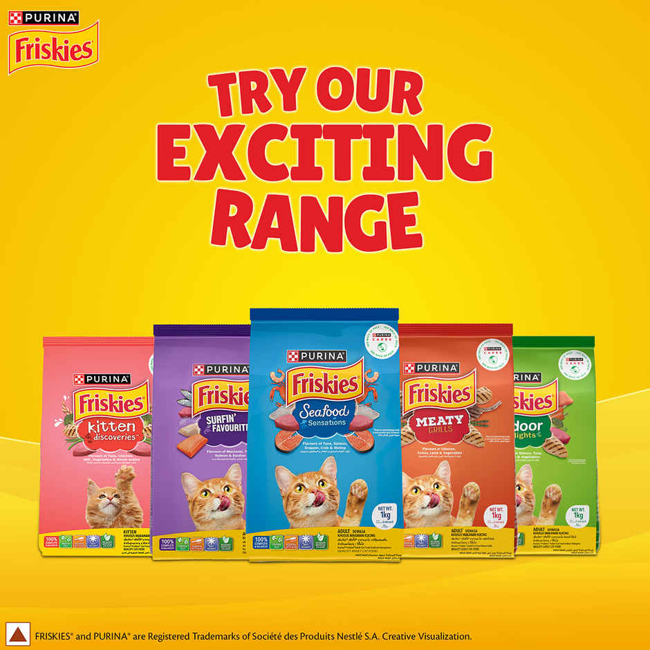 Purina Friskies Seafood Sensation Dry Adult Cat Food