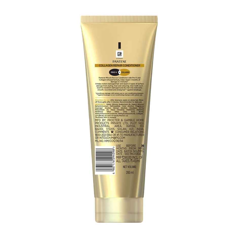 Pantene Miracle Rescue Collagen Repair Conditioner