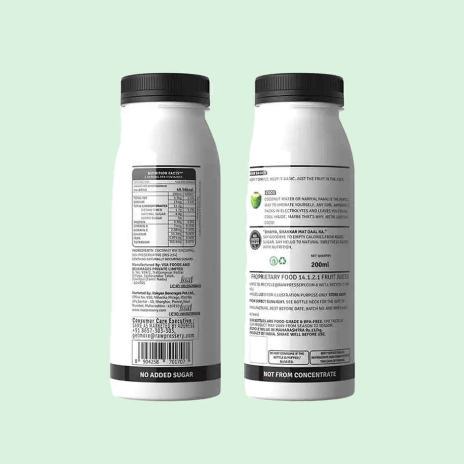 Raw Pressery Tender Coconut Water
