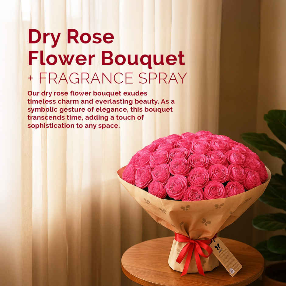 Dry Rose Flower Bouquet | IRIS