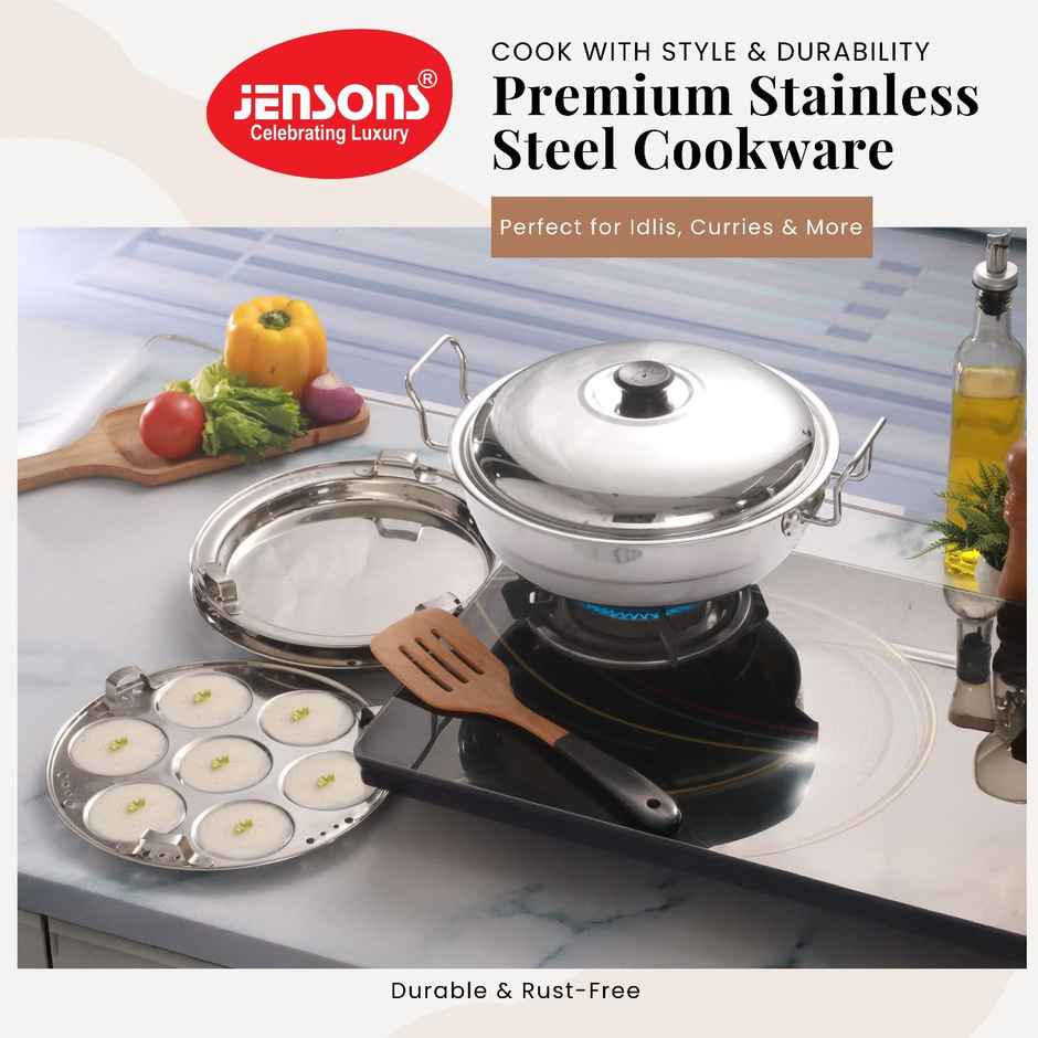 Jensons Heavy Capsul Bottom Multi Kadai Induction Compatible