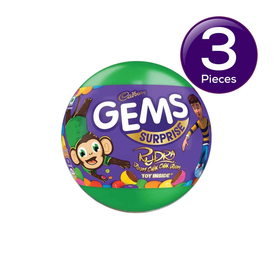 Cadbury Gems Surprise Ball Chocolate Combo
