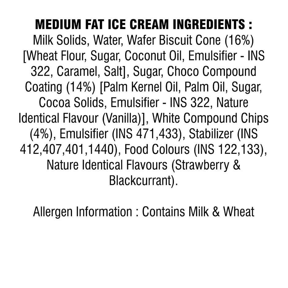 Dairy Day Double Cone Strawberry & Blackcurrant Ice Cream Cone Combo