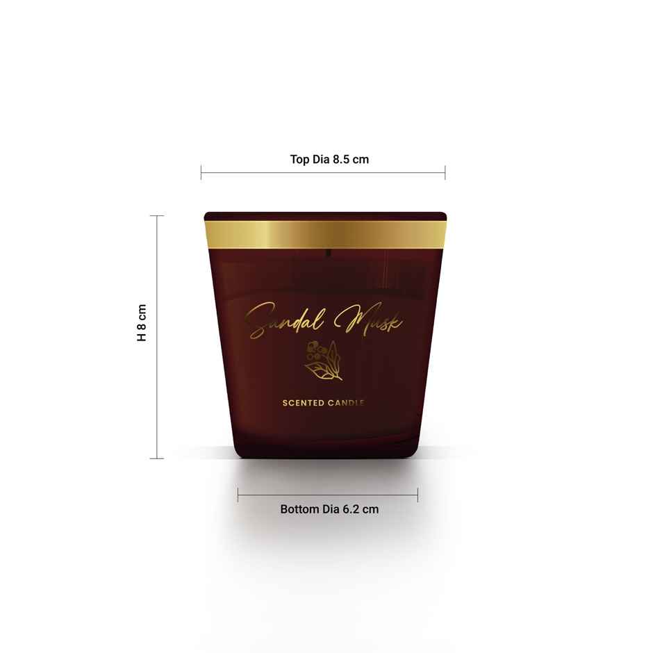 Pan Aromas Oriental Scented Candle | Sandal Musk