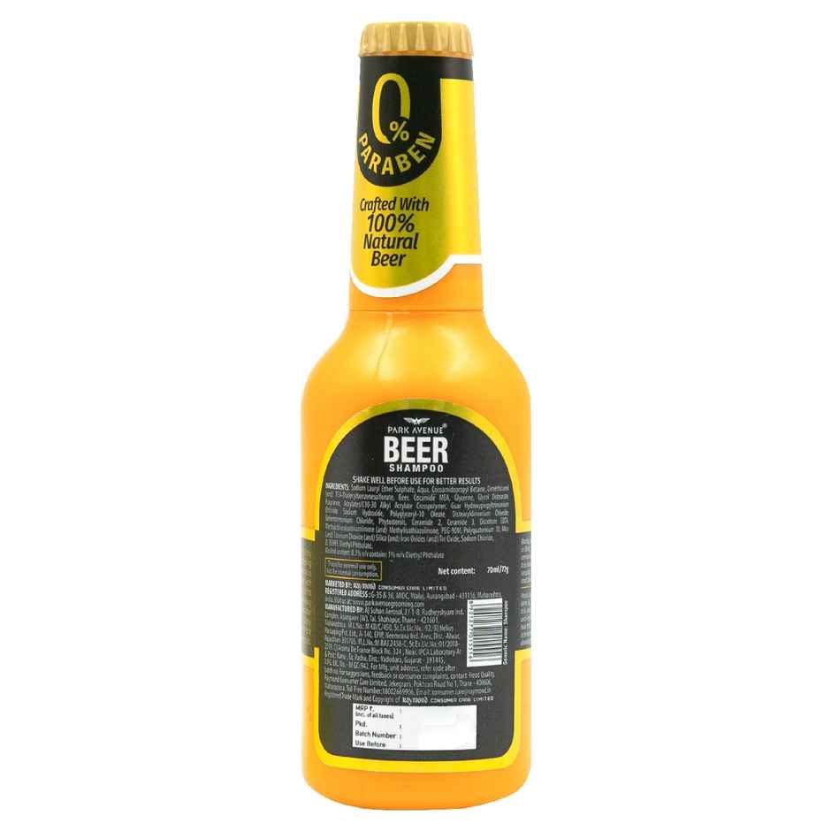 Park Avenue Beer Shampoo Damage Free